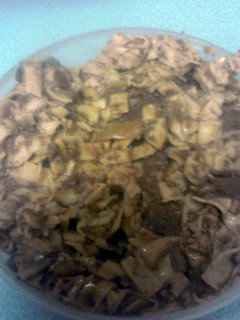 A picture of crock pot beef and noodles.