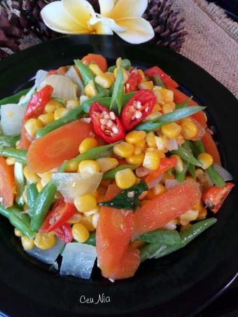 Langkah Mudah untuk Menyiapkan Resep Tumis Pelangi (Buncis, Wortel dan Jagung) yang Uenak Anti Ribet, Bisa Manjain Lidah