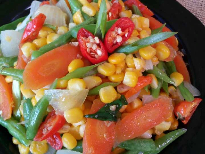 Langkah Mudah untuk Menyiapkan Resep Tumis Pelangi (Buncis, Wortel dan Jagung) yang Uenak Anti Ribet, Bisa Manjain Lidah