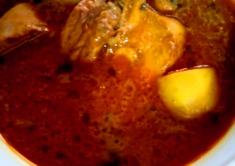 Recipe of Homemade Aloo gosht