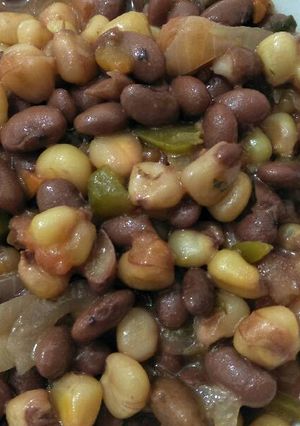 A picture of Stewed githeri.