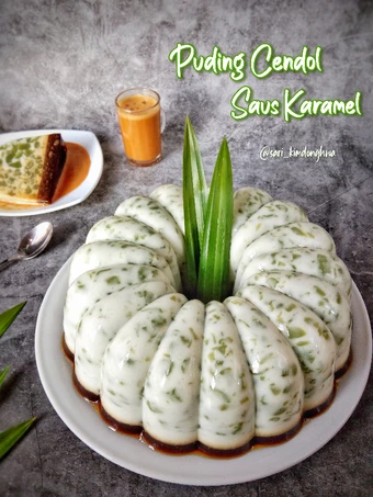 Cara Mudah Menyiapkan Resep Puding Cendol Saus Karamel yang Sempurna Anti Ribet, Bikin Ngiler