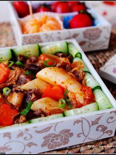 泡菜牛肉炒年糕 的食譜成品照片