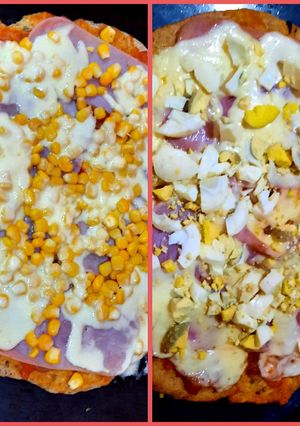 Una foto de Pizza de harina integral y semillas, un gustito para la dieta