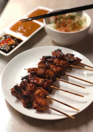 Foto resep Sate Ayam Teflon Simple