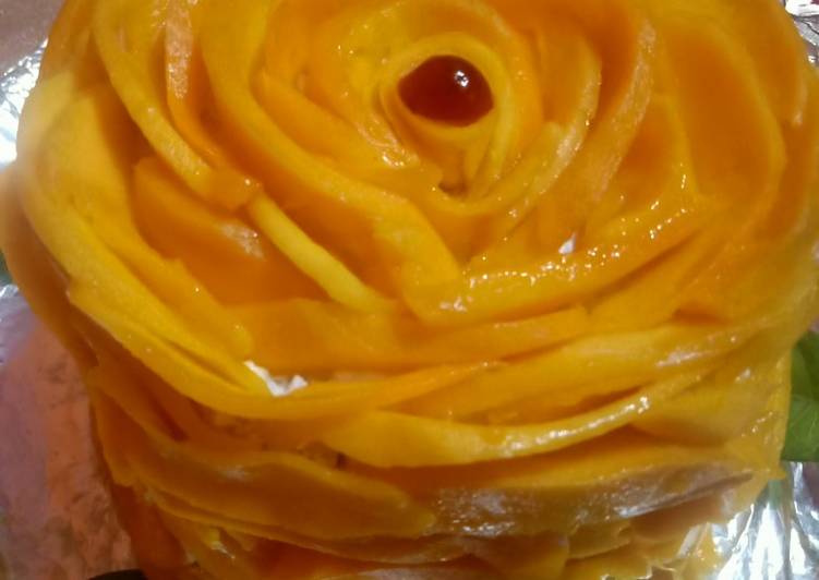 Recipe: 2020 Mango rose cake