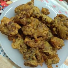 A picture of Fried mutton snack#4weekschallenge.