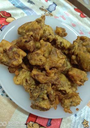 A picture of Fried mutton snack#4weekschallenge.