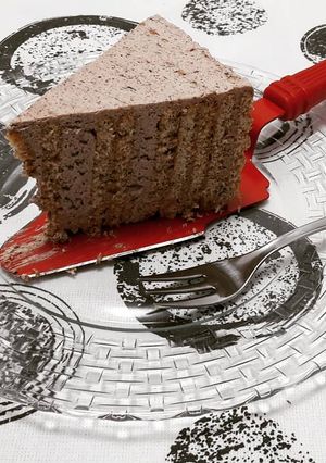 O poză a rețetei Tort de biscuiți cu cremă de ciocolată fondente e mascarpone.
