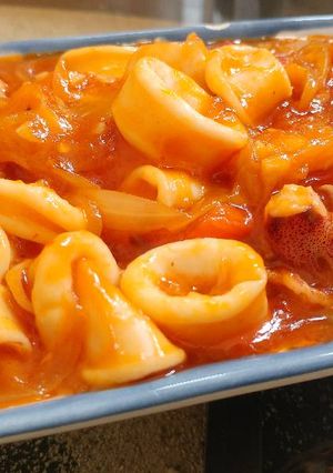 Foto resep Cumi Saos Padang