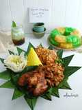 Set Nasi Kuning Ulang Tahun, Puding Bunga Kaca dan Es Dawet Pandan