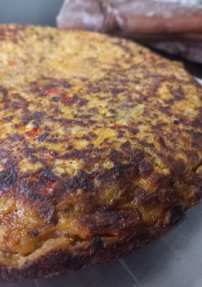 Una foto de Tortilla de cochayuyo
