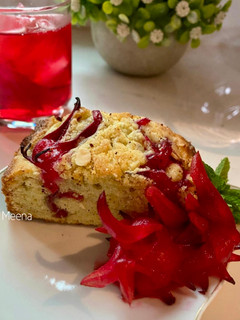 Foto resep Teh & Rosella Cake