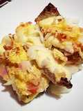 Matambre a la pizza en dos versiones: Jamón y queso y Fugazzeta