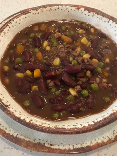 Una foto de Porotos rojos guisados a mi estilo