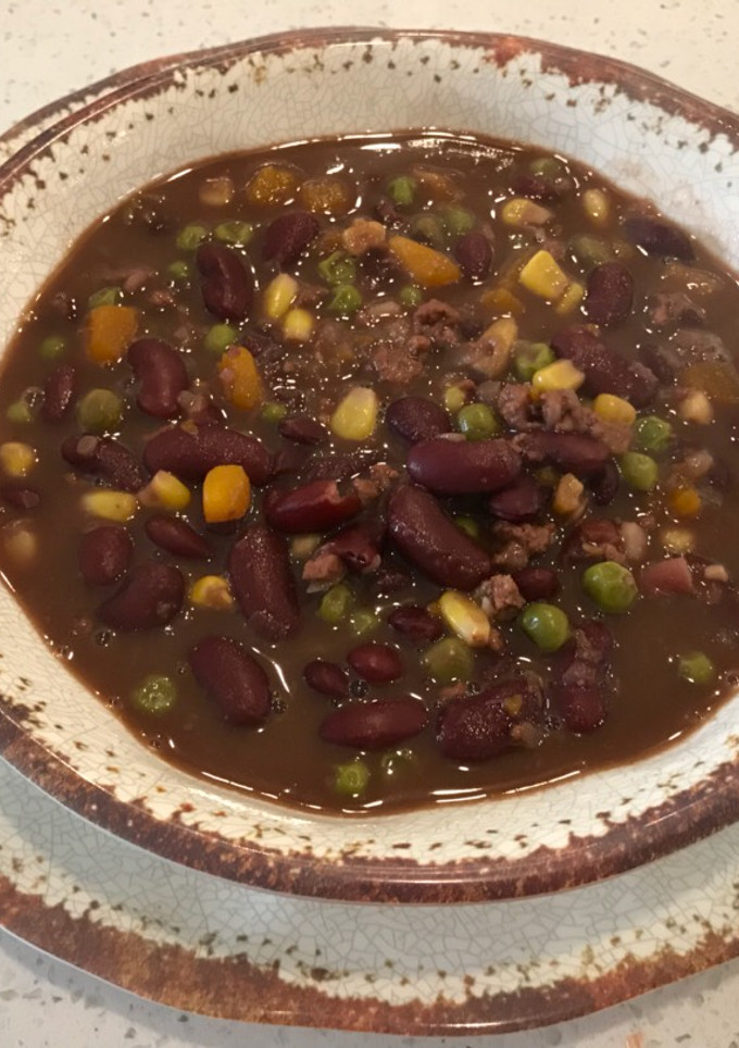 Una foto de Porotos rojos guisados a mi estilo