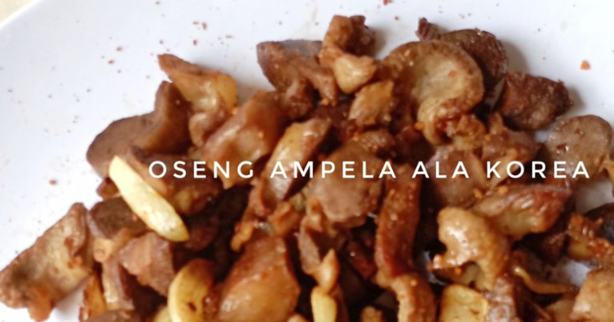 Oseng Ampela ala Korea