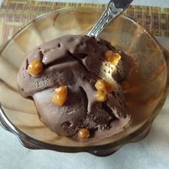 Chocolate ice-cream A picture of Chocolate ice-cream.