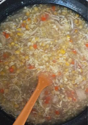 Foto resep 48. Sup Ayam Jagung ala Chinese Food