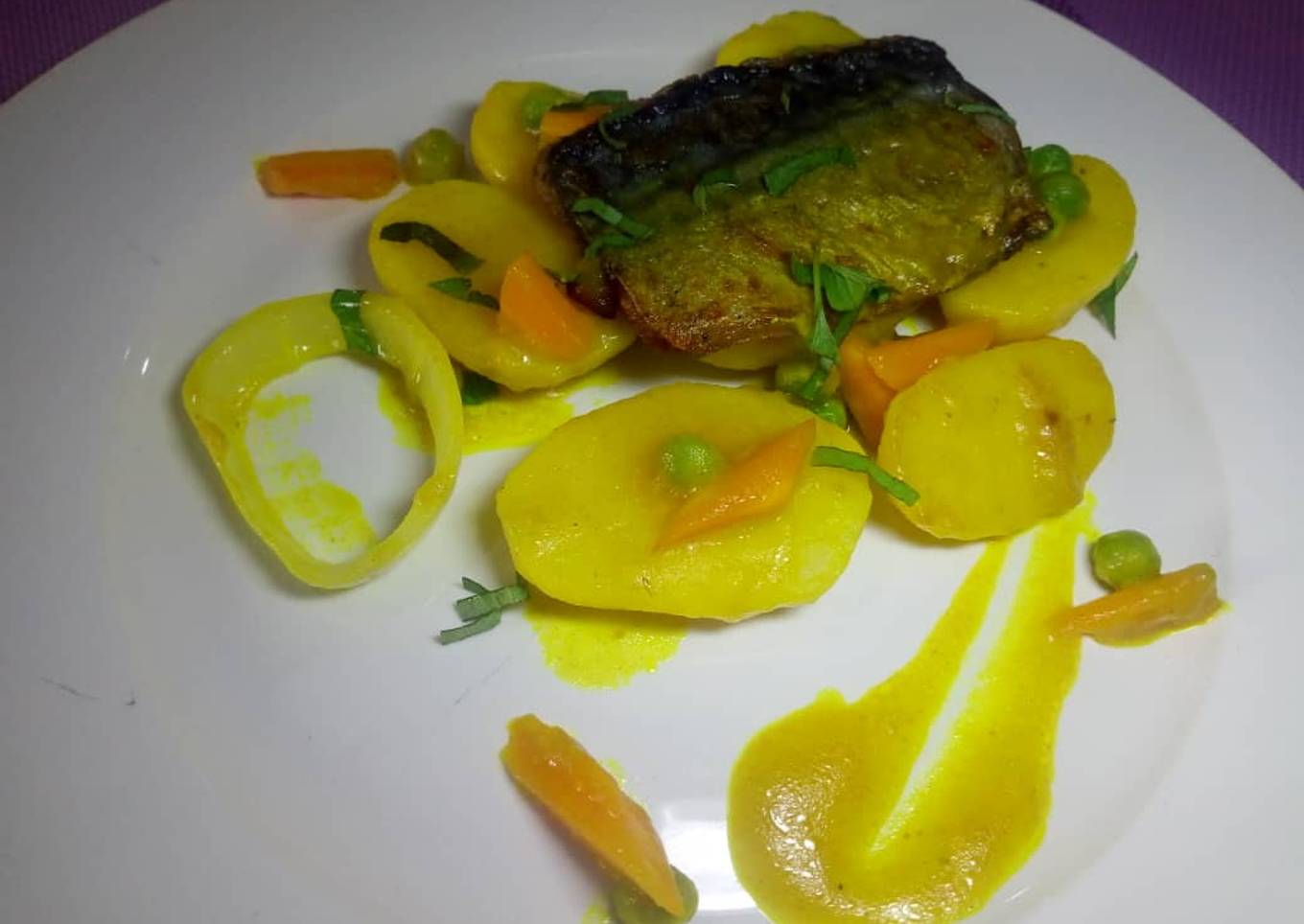 Pan seared fish