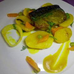 A picture of Pan seared fish.