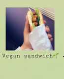 ساندويش نباتي / Vegan sandwich 🌱 سهل وسريع