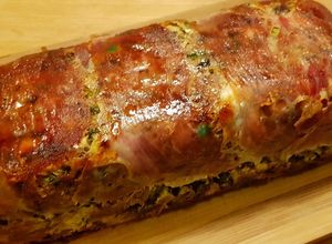 O poză a rețetei Drob cu înveliș crocant de șuncă (gluten free).