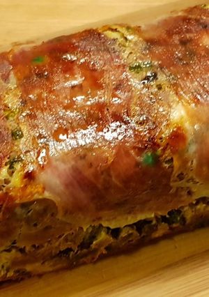 O poză a rețetei Drob cu înveliș crocant de șuncă (gluten free).