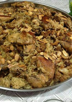 صورة لوصفة مقلوبة الدجاج