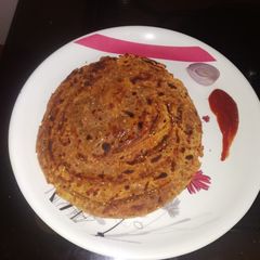 A picture of मसाला पराठा (masala paratha recipe in marathi).