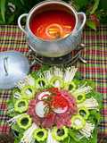 Lẩu bò nhúng ớt