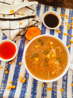 A picture of Hot & Sour Soup.