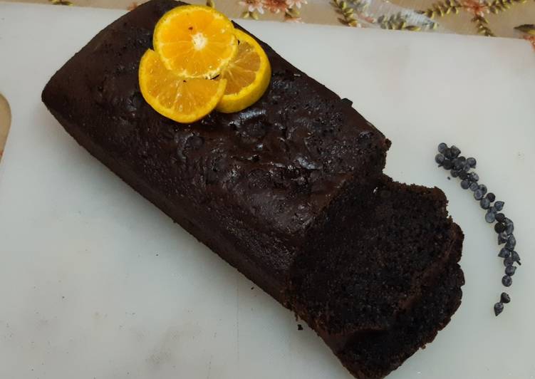 Dark fantasy chocolate loaf cake