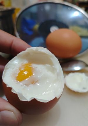 Foto resep Telur Setengah Matang (Jammy Egg)