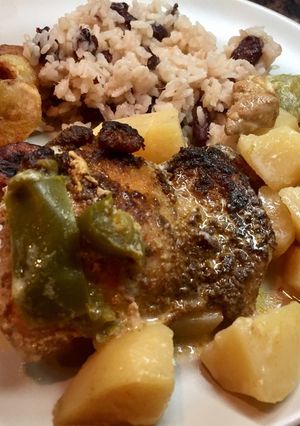 A picture of Slow Cooker Jamaican Jerk Chicken.