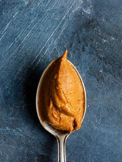 A picture of Beson ka halwa.