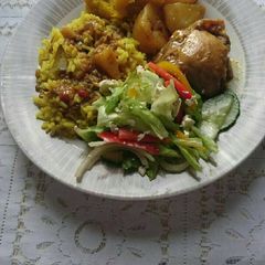 A picture of Tasty chicken stew.