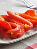 Quick Italian Marinated Bell Pepper with Just One Pepper