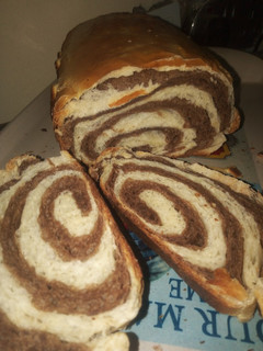 A picture of My swirl bread.