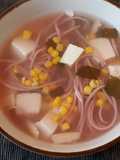 Sopa miso con tofu