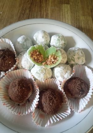 Foto resep Mochi isi kacang tanah