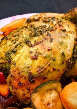 A picture of Thai Roast Chicken.