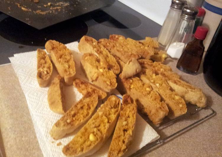 Step-by-Step Guide to Prepare Super Quick Homemade White Chocolate-Lemon Biscotti