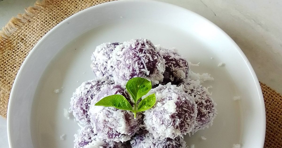 Kelepon ubi Ungu