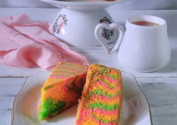 Bumbu Nutrijell Rainbow Cake (Gluten Free - No Emulsifier - No BP) | cara pembuatan Nutrijell Rainbow Cake (Gluten Free - No Emulsifier - No BP) Yang Enak Dan Lezat