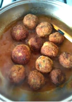 Una foto de Albóndigas de Calabacín