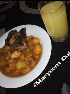 A picture of Yam pottage.