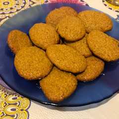 Una foto de Galletitas de mandarina, avena y coco
