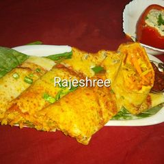 A picture of Schezwan Spring Dosa.