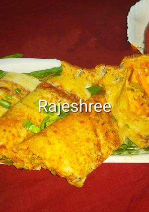 A picture of Schezwan Spring Dosa.